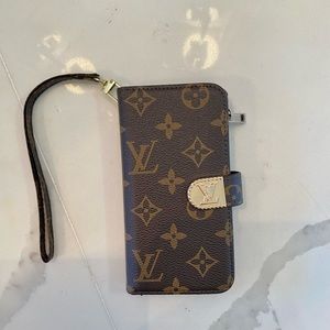 iPhone 12 Pro wallet case w/change zippered pocket